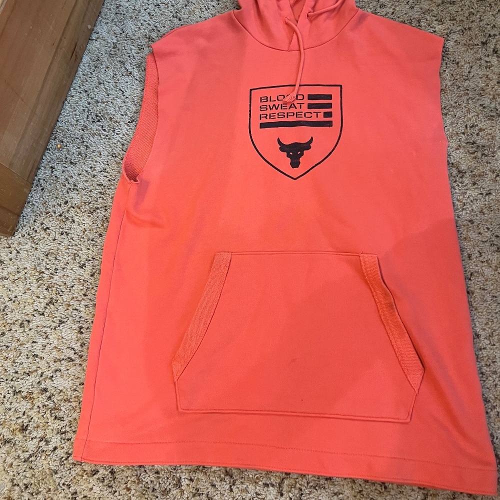 Under armor sleeveless hoodie